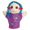 Colorations CANPUP Set of 12 Kids Decorate Your Own Canvas Hand Puppets, 9-1/7″H each, for All About Me, Social Emotional, Pretend Play Activities