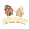 Colorations Easy Build House Set of 6 (Item # EZBHOUSE)