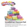 Colorations IncredibleFoam Dough, 4 Colors, 3 1/2 ounces each, Plastic Tubs for Storage, Foam Modeling Dough for Kids, Mess Free Dough, Sensory Modeling Dough, Non Drying for Reshaping, Non Toxic(Classroom Pack)