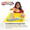 Colorations IncredibleFoam Dough, 4 Colors, 3 1/2 ounces each, Plastic Tubs for Storage, Foam Modeling Dough for Kids, Mess Free Dough, Sensory Modeling Dough, Non Drying for Reshaping, Non Toxic(Assorted Set)