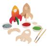 Colorations Personalize & Individually Decorate Star Ship/Rocket Ship Photo Frames, Great Craft Project for Kids, 12 Starship Frames, Ideal Mothers Day or Fathers Day Gift, Birthday or Holiday