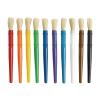 Colorations 10PCB Plastic Chubby Paint Brushes (Pack of 10)