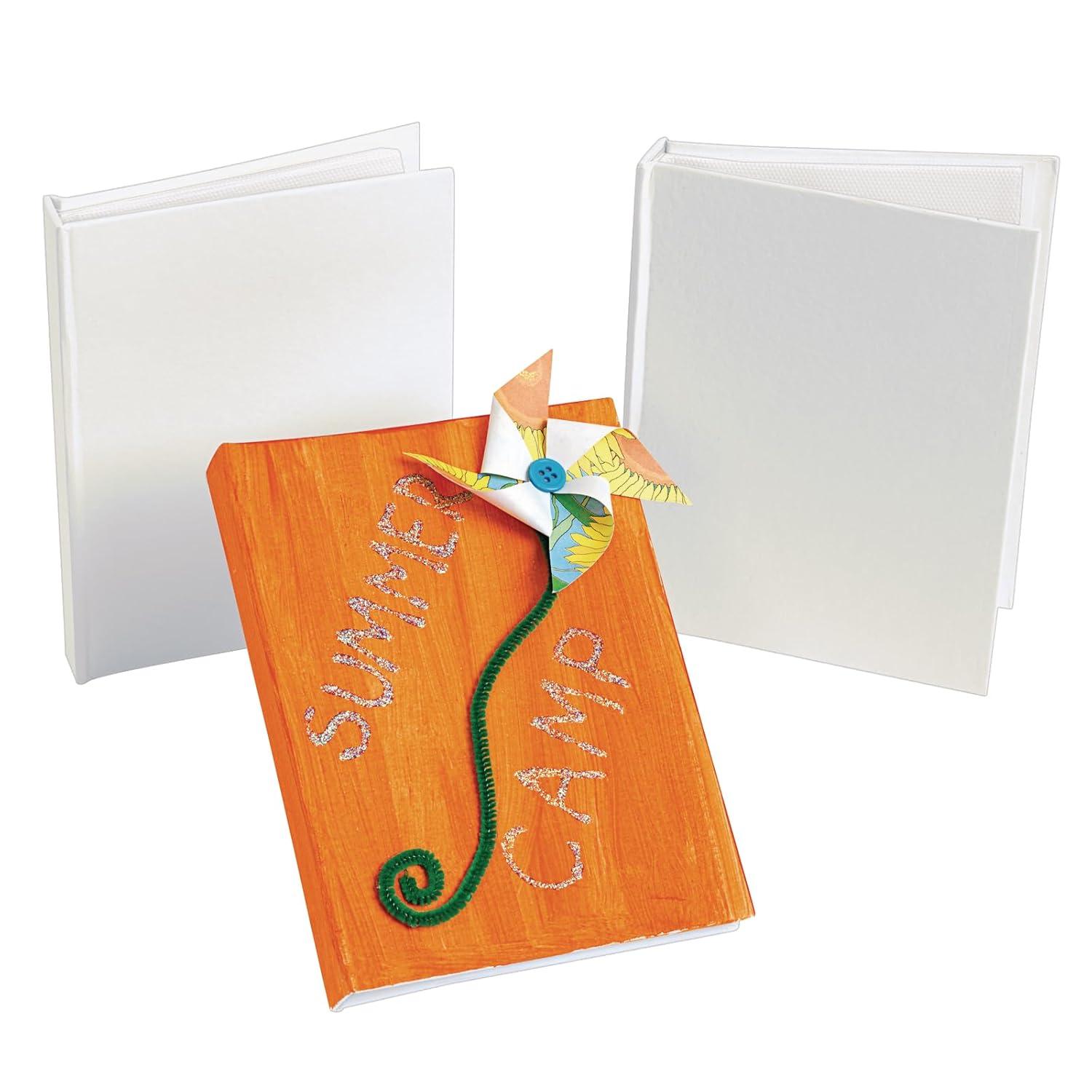 imageColorations Album Decorate Your Own Photo Albums for Young Learners Pack of 12 Albums White