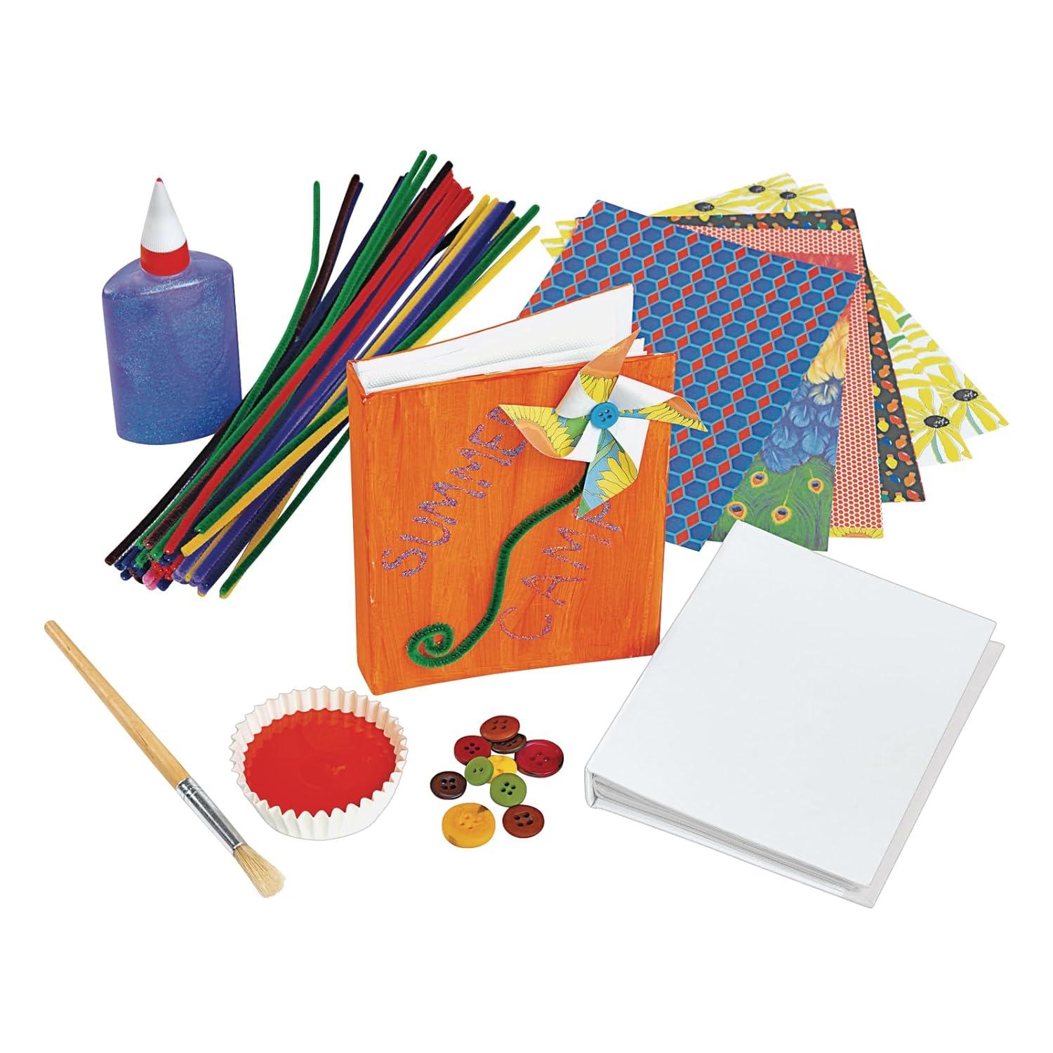imageColorations Album Decorate Your Own Photo Albums for Young Learners Pack of 12 Albums White