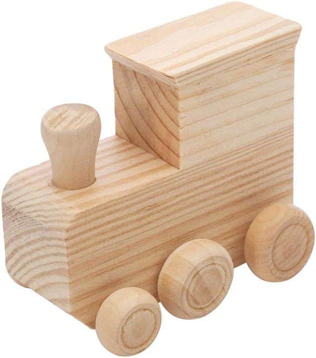 imageColorations Decorate Your Own Wooden Trains Set of 6 Craft for Kids ampamp Fun Home Activities Create Unique ampamp Personal Designs Fun Kids Craft Project Individually Packaged Craft ampamp Enjoy