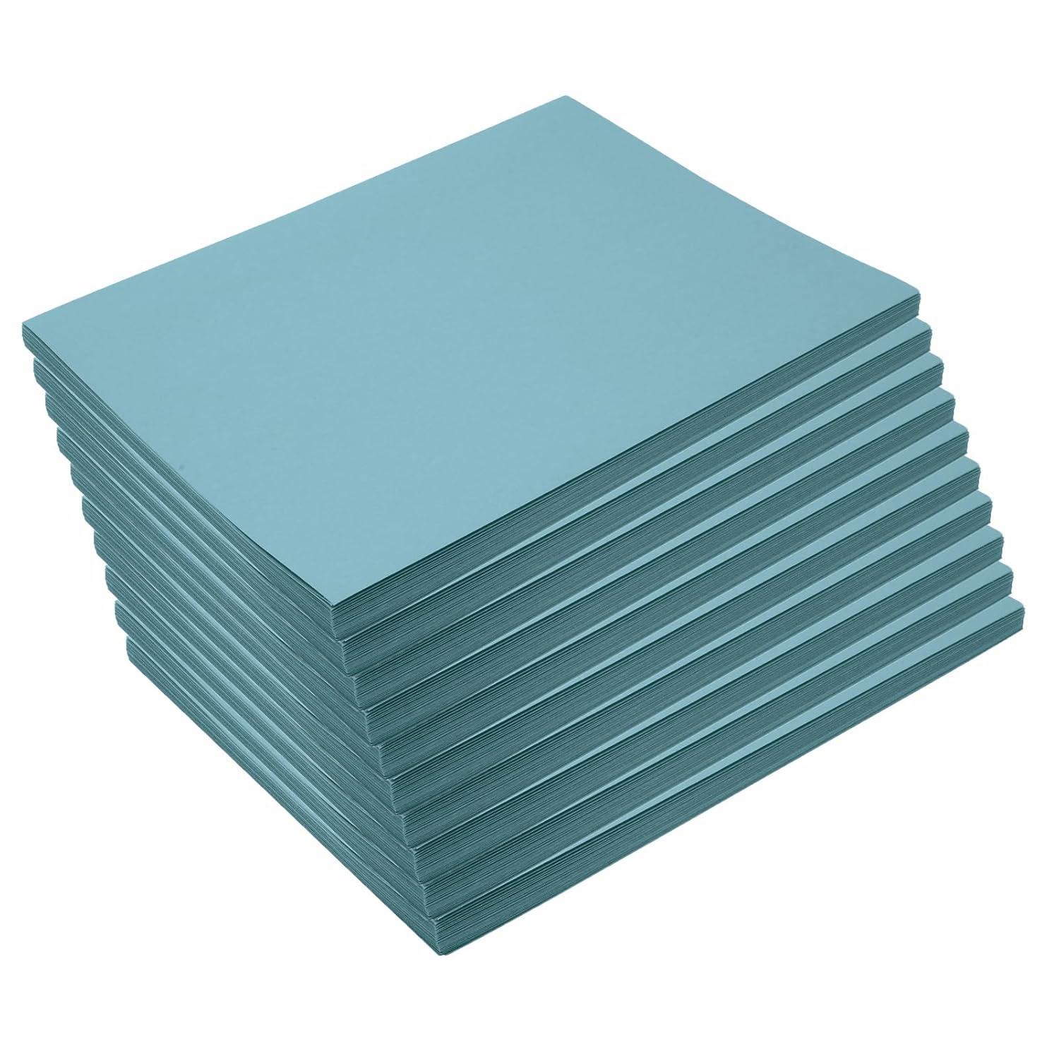 imageConstruction PaperHoliday Green12 inches x 18 inches500 SheetsHeavyweight Construction PaperCraftsArtKids ArtPaintingColoringDrawingCreatingPaperArt ProjectAll PurposeSky Blue
