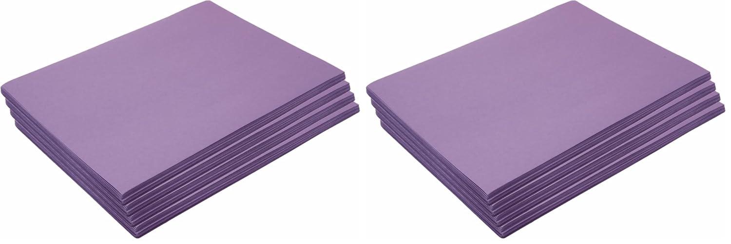 imageConstruction PaperHoliday Green12 inches x 18 inches500 SheetsHeavyweight Construction PaperCraftsArtKids ArtPaintingColoringDrawingCreatingPaperArt ProjectAll PurposeViolet