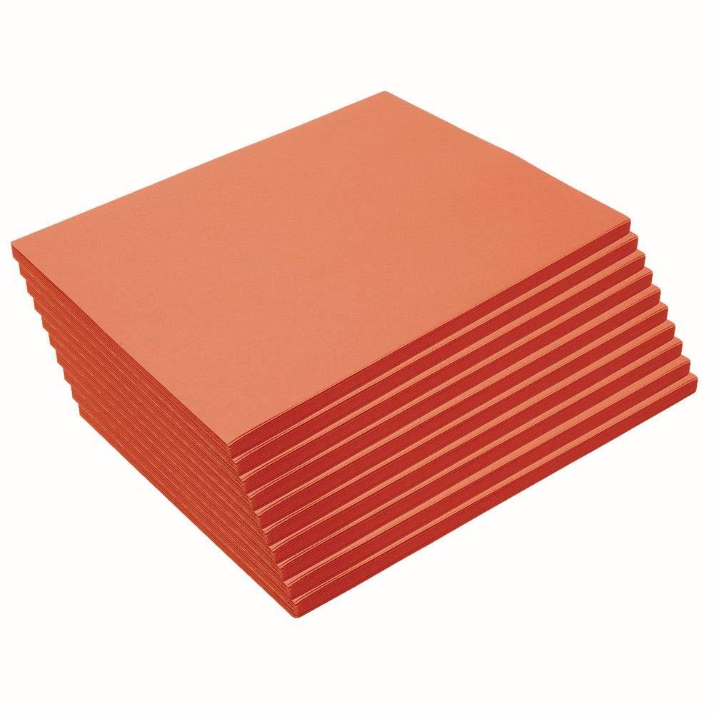 imageConstruction PaperHoliday Green12 inches x 18 inches500 SheetsHeavyweight Construction PaperCraftsArtKids ArtPaintingColoringDrawingCreatingPaperArt ProjectAll PurposeOrange