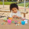 Colorations Pony Beads, 3 lbs Glitter, Regular, Metallic, 5000 Beads, Resealable Stand-Up Storage, Accent Beads, Hair Accessory, Slime, Stringing, Teachers, Kids,Arts & Crafts