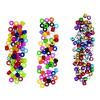 Colorations Pony Beads, 3 lbs Glitter, Regular, Metallic, 5000 Beads, Resealable Stand-Up Storage, Accent Beads, Hair Accessory, Slime, Stringing, Teachers, Kids,Arts & Crafts