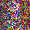 Colorations Pony Beads, 3 lbs Glitter, Regular, Metallic, 5000 Beads, Resealable Stand-Up Storage, Accent Beads, Hair Accessory, Slime, Stringing, Teachers, Kids,Arts & Crafts