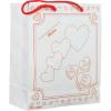 Really Good Stuff Valentine’s Day Classroom Gift Bag – 12 Pack – Color and Personalize – Collect and Carry Kids Craft Bags