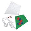 Colorations® Decorate Your Own Kite, Set of 12, Easy Crafts for Kids, Kite Making, Kids Craft, Crafts for Children, Craft for Boys & Girls, Fun Craft for Kids,Personalize Your Own Kite, Fabric Kite
