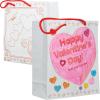 Really Good Stuff Valentine’s Day Classroom Gift Bag – 12 Pack – Color and Personalize – Collect and Carry Kids Craft Bags