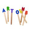 Colorations ABC Foam Shapes, 144 Pieces, 6 Colors, Storage Bucket, Collaging, Decorating, Learning, & Light Tables, ABC Letters, Alphabet Letters, Foam Letters