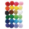 Colorations Pom-Poms – Pack of 1,500 – Colorful Pom-Poms for Arts and Crafts, Includes 6 Jars with 6 Different Colored Pom-Poms, Fun and Versatile Crafting Supplies for Classroom and Home Learning