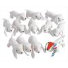 Colorations Set of 12 Decorate Your Own Fabric Plush Stuffed Puppy Dog, Arts & Crafts, Autograph, Signatures, Smooth, 4-1/4″H x 8-1/4″L each