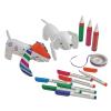 Colorations Set of 12 Decorate Your Own Fabric Plush Stuffed Puppy Dog, Arts & Crafts, Autograph, Signatures, Smooth, 4-1/4″H x 8-1/4″L each