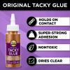 Aleene’s Original Tacky Glue, All Purpose Adhesive, Perfect for Crafts and DIY Projects, Dries Fast and Clear for Large Projects, Refills, 128 fl oz, 1 Gallon(2 FL OZ – 6 Pack)