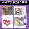 Aleene’s Original Tacky Glue, All Purpose Adhesive, Perfect for Crafts and DIY Projects, Dries Fast and Clear for Large Projects, Refills, 128 fl oz, 1 Gallon(.63oz)
