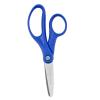 Colorations 5 inch Blunt Tipped Scissors for Kids, Set of 12, Plastic Handle, Stainless Steel Blades, Multipurpose, for Right or Left Handed Use, Ambidextrous, Starter Scissors