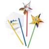 Colorations DIY Pinwheel for Kids, Kit for 24, Paper Craft, Arts & Crafts, Wind, STEM, STEAM, Garden, Play, Party, Spinner, Toy, Latex-Free