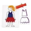 Colorations Dress-Me Play Set for Dough or Clay, 22 Pieces, Dough Fashion, Dough Hair, Create, Arts & Crafts, Screen-Free Fun (Item # DOHDRESS)