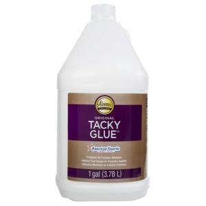 Aleene’s Original Tacky Glue, All Purpose Adhesive, Perfect for Crafts and DIY Projects, Dries Fast and Clear for Large Projects, Refills, 128 fl oz, 1 Gallon(128oz)