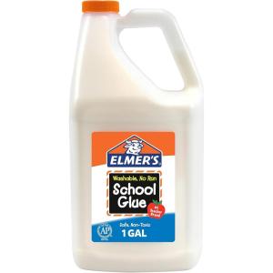 Elmer’s Liquid School Glue, Washable, 1 Gallon, 1 Count – Great for Making Slime
