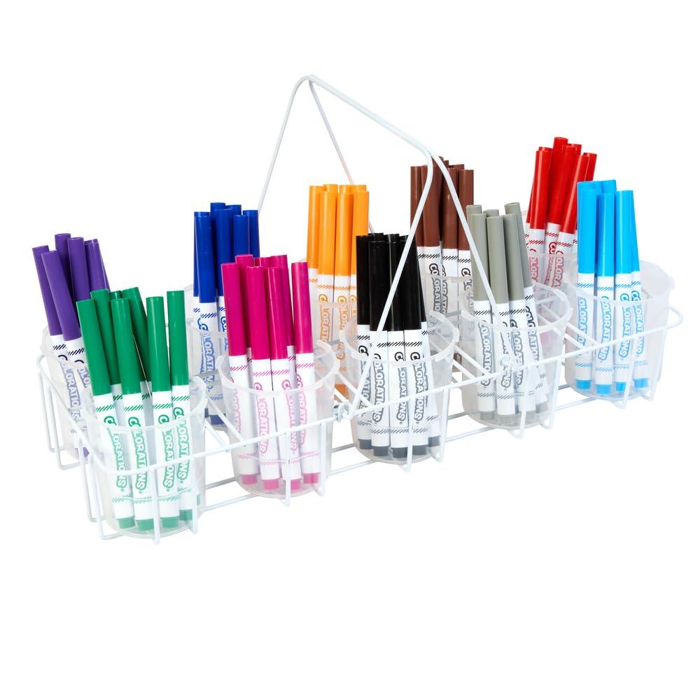 imageColorations AirTight NoMess Paint Cups for Kids Paints Set of 10 Essential Paint Supply Kids Painting Cups No Spill Painting Kids Paint Cups Homeschool Homeschool Use Paint Pots