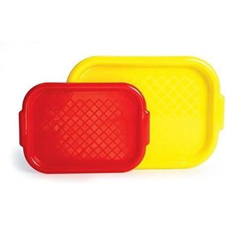 imageColorations Brawny Tough Large Plastic Art Trays Great for Crafting Organizing Sorting Set of 5 Measures 1912quotL x 1314quotW Use at School Home Kids Crafting Trays