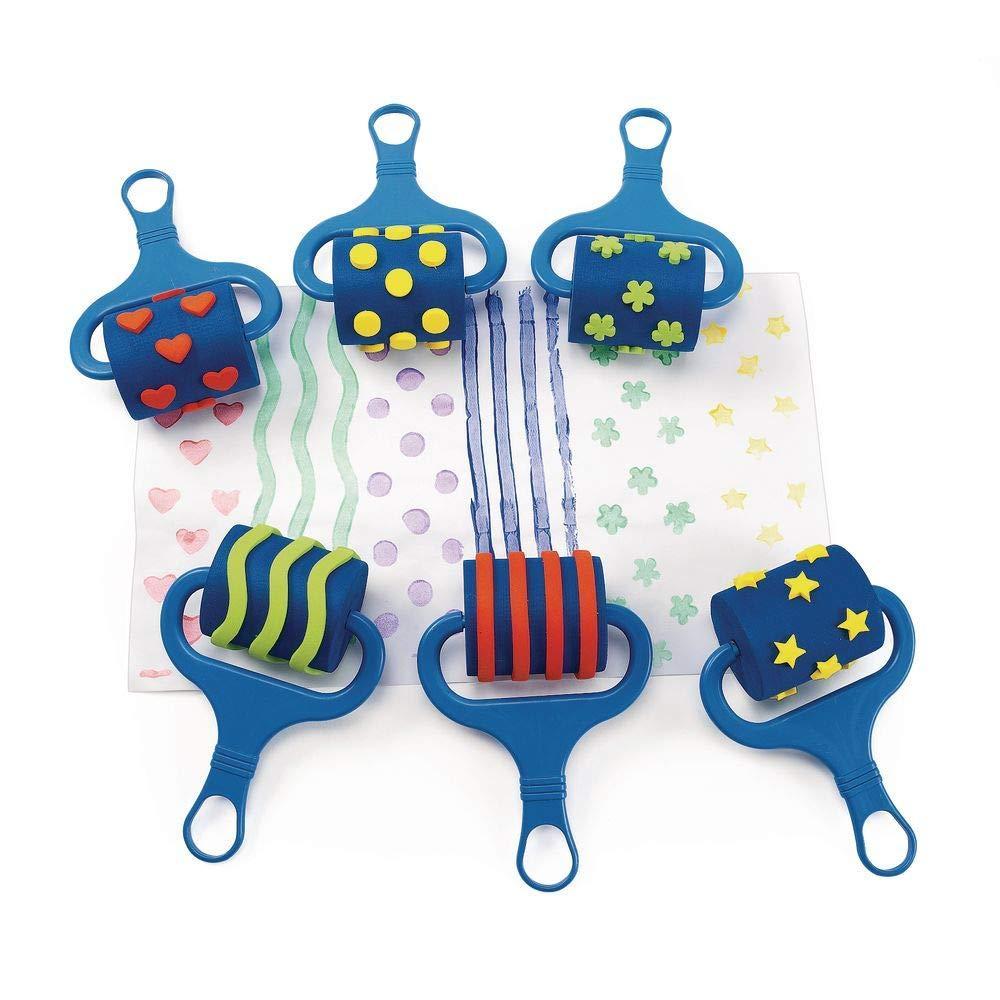 imageColorations FUNROLL Good Times Painting Rollers Pack of 6