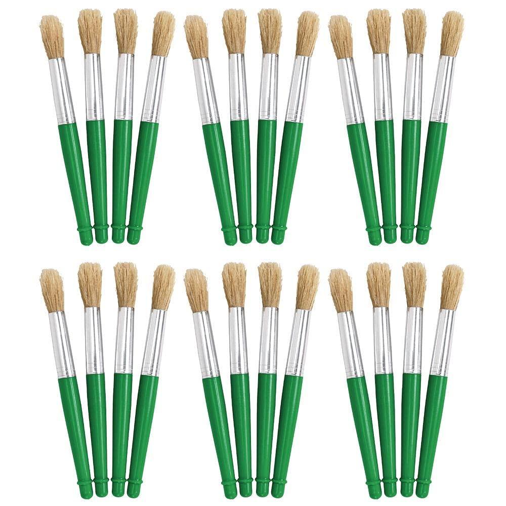 imageColorations Jumbo Chubby Paint Brushes 24 Brushes Individually Packaged Personalize ampamp Decorate for Gifts Arts ampamp Craft Craft for Children Kids Crafts for Home or The Classroom