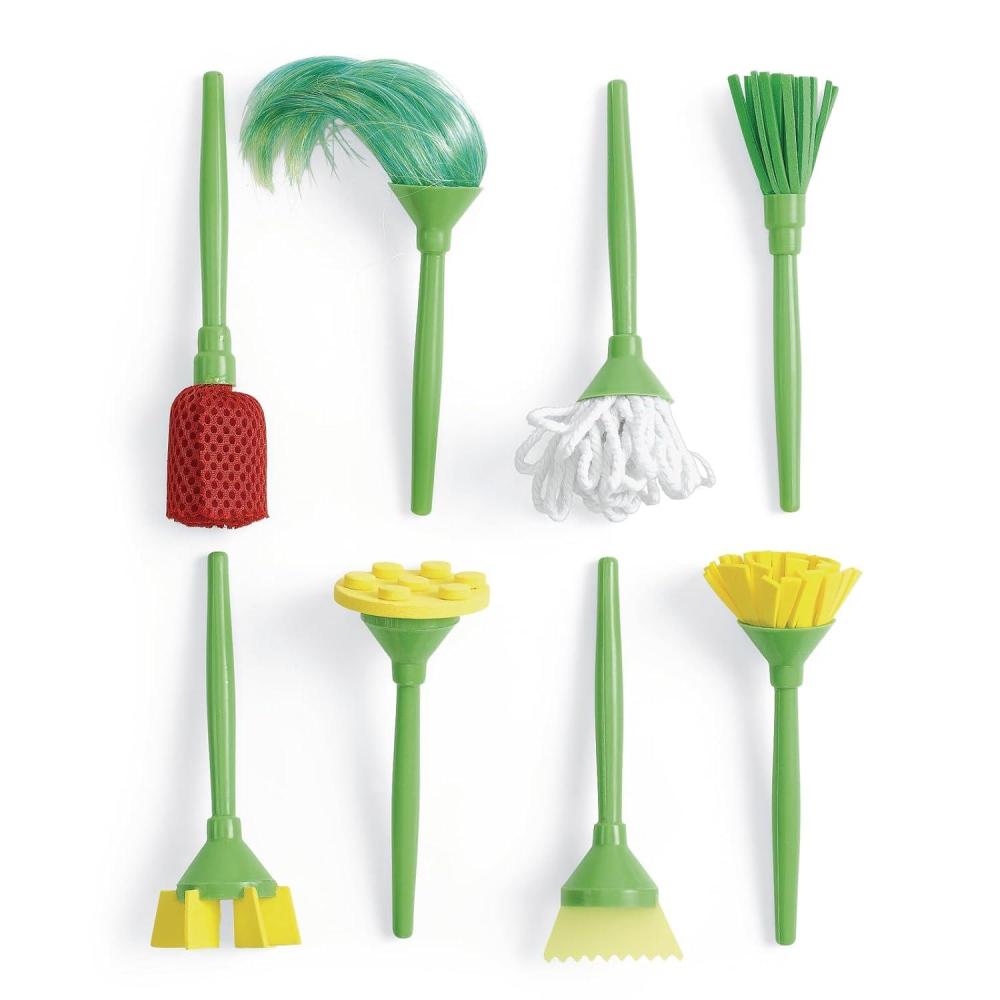 imageColorations Wacky Painting Tools Kids Painting Tools Set of 8 Each Will Create A Different Finish Effect Promotes Creativity Great for Crafting Fun for Kids to Paint WithEach Approx 5  Long