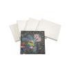 Colorations® Stretched Canvas, Set of 24, Value Pack, Great for Art, Ideal for Artists, Educators, Students, Make Your Art A Keepsake, Each Measures 8’’ x 8’’, 100% Cotton Canvas, White Gesso-Primed
