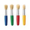 Colorations Stubby Plastic Brushes, Set of 24, Kids Paint Brushes, Paint Brushes for Children, School Art Supplies, Art Supplies, Craft Projects, Ideal for Small Hands, Ideal for Most Paint Mediums