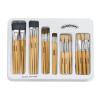 Colorations Natural Bristles Paint Brushes, Multiple Styles and Sizes with Storage Tray – Set of 72