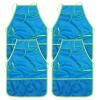 Colorations (r) 4 Water Proof Aprons, Easy to tie Strings at Neck and Back, Perfect for Kids.