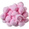 Creativity Street Cotton Decorated Craft Fluff Ball, Pink, Pack of 100,4 oz(4 oz)