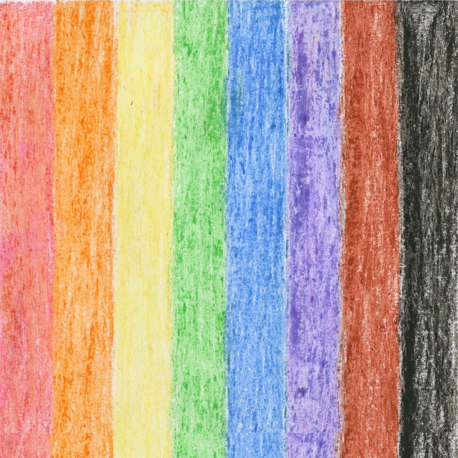 imageColorations Chubby NonToxic Crayons for Toddlers Palm Grip Eggs 8 Colors Set of 24 Shape is Easy for Young Children to Grip Hold ampamp Draw Crayons Glide Easily Non Toxic Crayons Kids Crayons