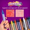 12 sets of 16 Extra Large Crayons, Great For Classroom, Easy for Little Hands to Use