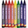 Colorations Large Crayons – 8 Colors per Set, 24 Sets Included, 192 Total Crayons, Each Set Individually Packaged, Personalize & Decorate for Gifts, Arts & Craft Craft for Children(1 Count (Pack of 1))