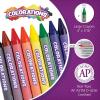 Colorations Large Crayons – 8 Colors per Set, 24 Sets Included, 192 Total Crayons, Each Set Individually Packaged, Personalize & Decorate for Gifts, Arts & Craft Craft for Children(1 Count (Pack of 1))
