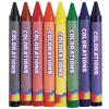 Colorations® Large Crayons – 8 Colors per set, 12 Sets included, 96 Total Crayons, Each set Individually Packaged, Personalize & Decorate for Gifts, Arts & Craft Craft for Children