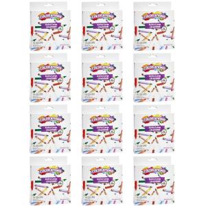 12 sets of 16 Extra Large Crayons, Great For Classroom, Easy for Little Hands to Use