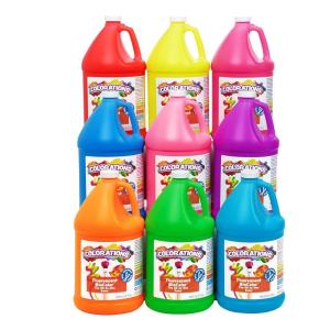 BioColor Paint, Fluorescent, 1 Gallon – Set of 9 (Item # FBIOGAL)