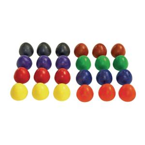 Colorations Chubby Non-Toxic Crayons for Toddlers, Palm Grip Eggs, 8 Colors, Set of 24, Shape is Easy for Young Children to Grip, Hold & Draw, Crayons Glide Easily, Non Toxic Crayons, Kids Crayons