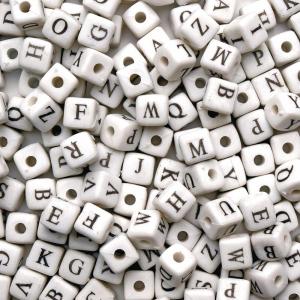 Colorations® Jumbo Alphabet Beads, 260 Pieces, 10 of each letter, A to Z Letter Beads, 1/2 Inch Size, Craft Projects, Crafts for Kids, Jewelry Making, Hair Accessories, Key Chains, Ornaments