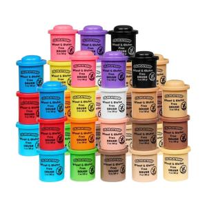 Colorations Wheat & Gluten Free Variety Pack, 18 Colors, 2oz Each | Non-Toxic, Play Dough, Bulk Set, Sensory Kit, Party Favors, Classroom Pack(Set of 36)
