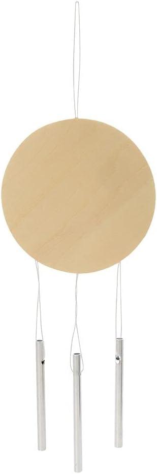 imageColorations Decorate Your Own Wooden Wind Chimes Kit Set of 6 Ready to Decorate and Create Unique and Personal Designs Fun Kids Craft Project Individually Packaged